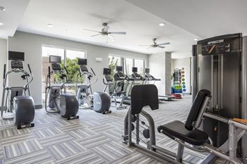Fully equipped fitness center